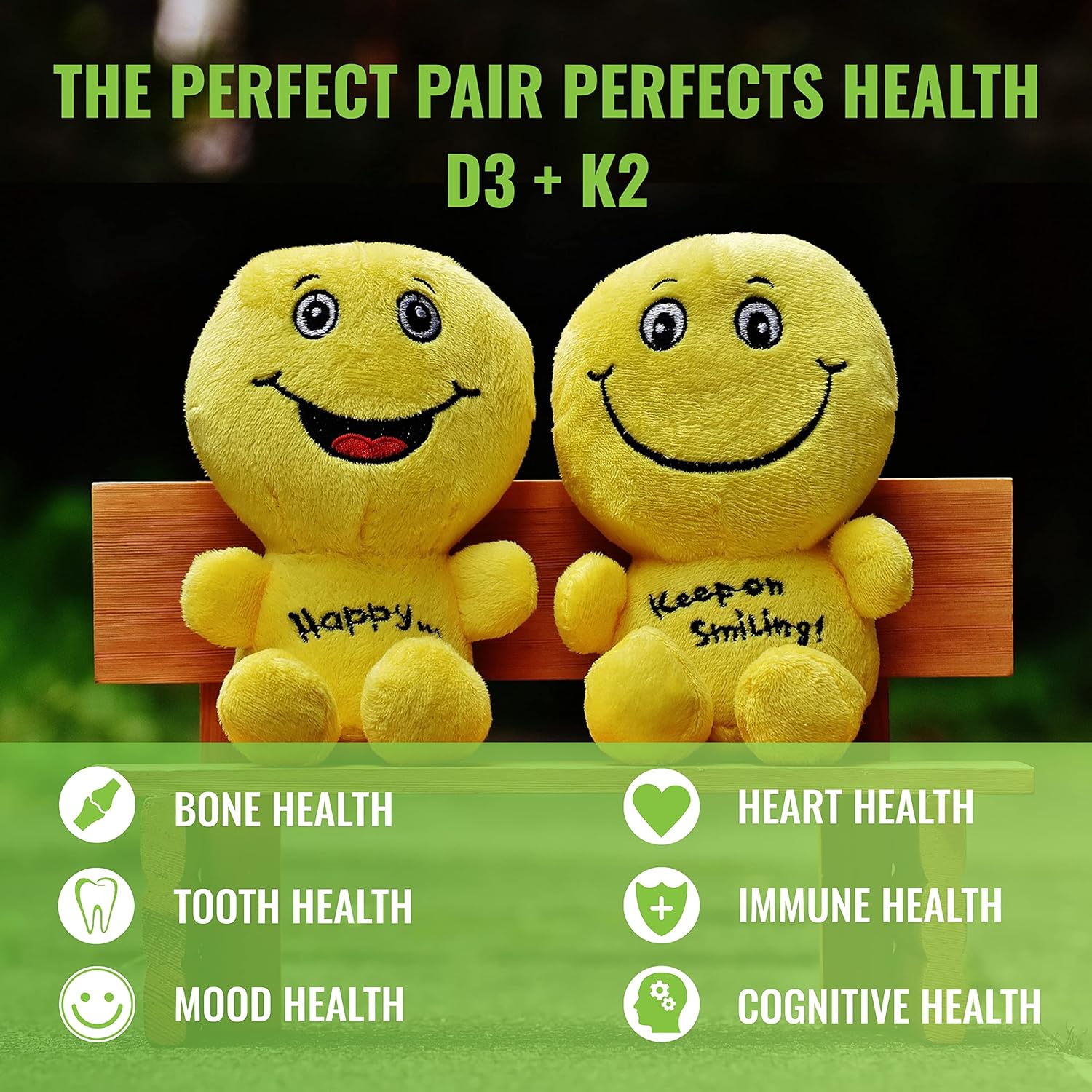 Picture of UpNourish Liposomal D3 & K2 MK-7 Advanced Absorption for Optimal Bone and Immune Health Supplies 5000 IU 125 mcg Vitamin D3 and 100 mcg Vitamin k2 with Organic Coconut Oil 365 softgels