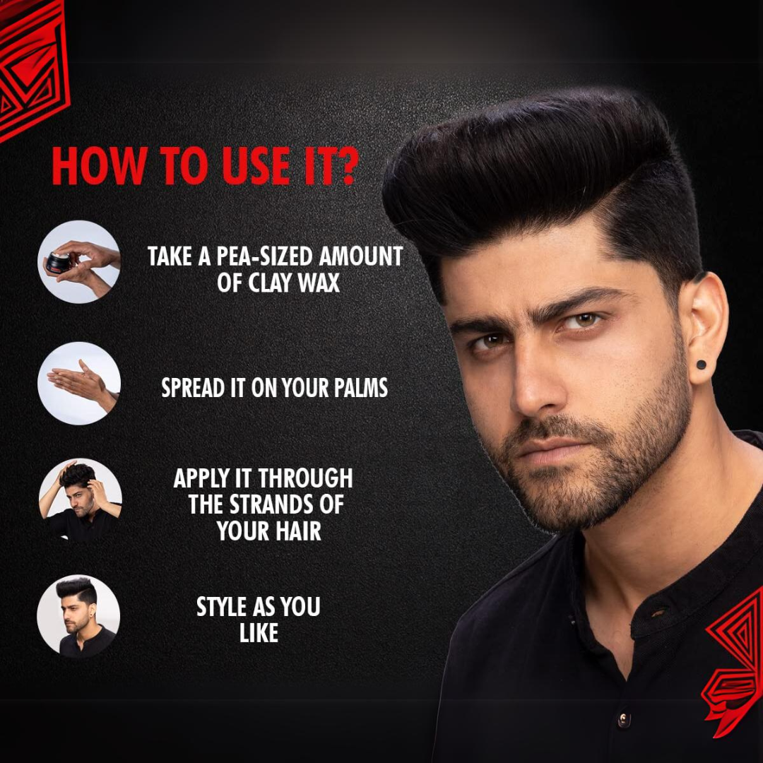 Picture of Urbangabru Rebel Hair Styling Clay Wax - 85g