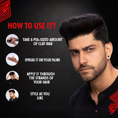 Picture of Urbangabru Rebel Hair Styling Clay Wax - 85g