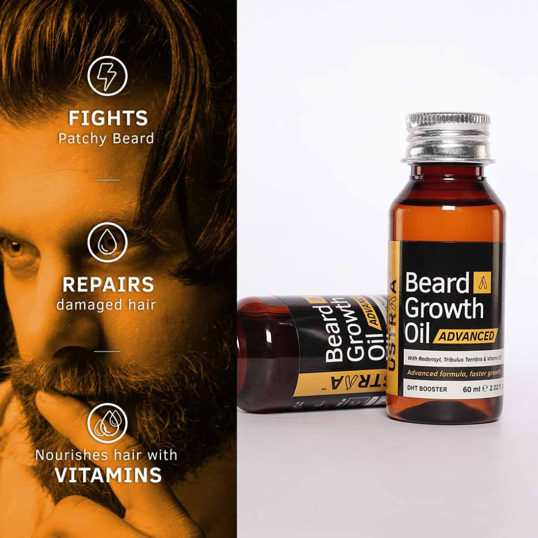 Picture of Ustraa Beard Growth Oil Advanced - 60ml