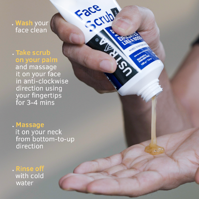 Picture of Ustraa De-Tan Face Scrub - 100g