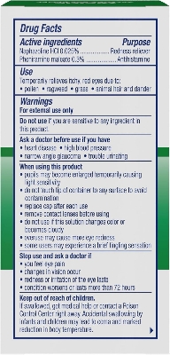 Picture of Visine Allergy Eye Relief Multi-Action & Eye Drop Treatment for Red Itchy Allergy Eyes 0.5 fl. oz 2 Pack - 30 ml