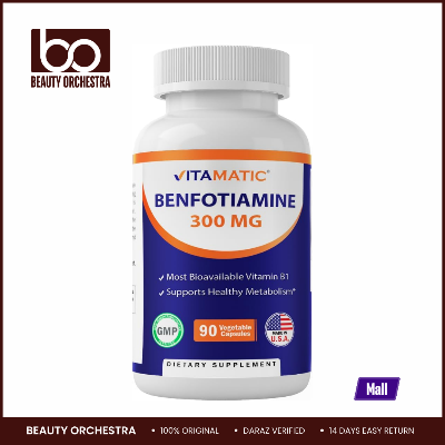 Picture of Vitamatic Benfotiamine 300 mg - 90 Veg Capsules