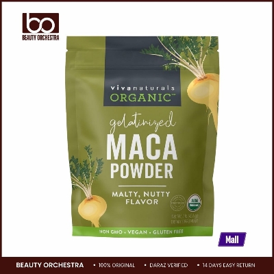 Picture of Viva Naturals, Organic Gelatinized Maca Powder, 1 lb (454 g)