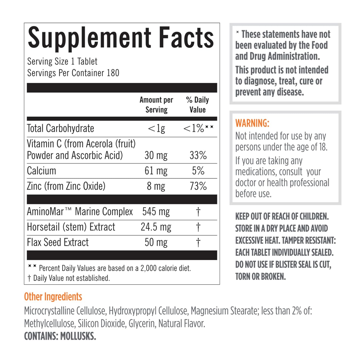 Picture of Viviscal Men's Hair Growth Supplements for Thicker Fuller Hair Clinically Proven Collagen Complex 180 Tablets 3 Month Supply
