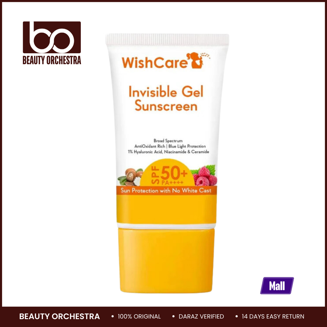 Picture of WishCare Invisible Gel Sunscreen SPF 50+ PA++++ - 50g