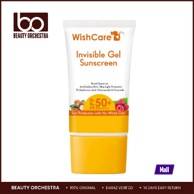 Picture of WishCare Invisible Gel Sunscreen SPF 50+ PA++++ - 50g
