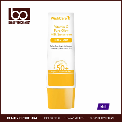 Picture of WishCare Vitamin C Pure Glow Milk Sunscreen - 50g