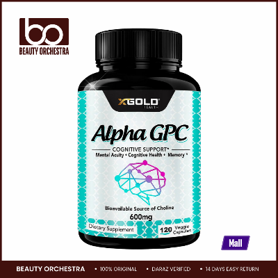 Picture of X Gold Health Alpha GPC Choline 600mg - 120 Veggie Capsules