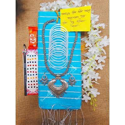 Picture of Saree Combo Gift Set (Valentine Special)