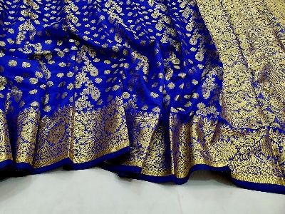 Picture of Tangail Katan Saree For girls and women No Blouse pcs