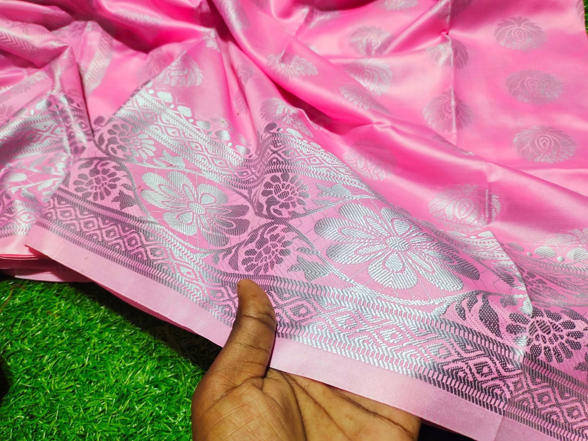 Picture of Exclusive Fashionable Saree Combo Set For Women Silk Katan Saree Combo Gift Set For Girls