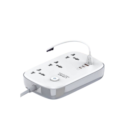 Picture of Ldnio SC3416 Power Strip With 3 Sockets & 65W 4-Port USB Charger