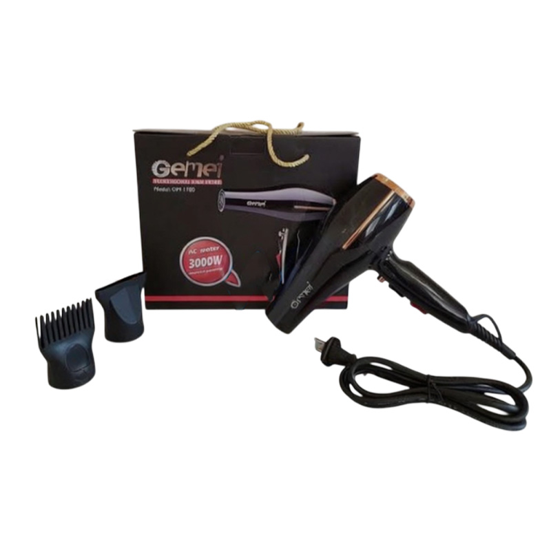 Picture of Gemei GM-1780, Professional Hair Dryer 3000 Watt With Hot And Cold Air