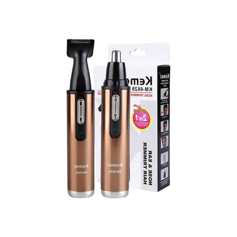 Picture of Kemei KM-6629 Modern Design Nose and Ear Hair Electric Beard Trimmer 2 in 1 for Men and Women