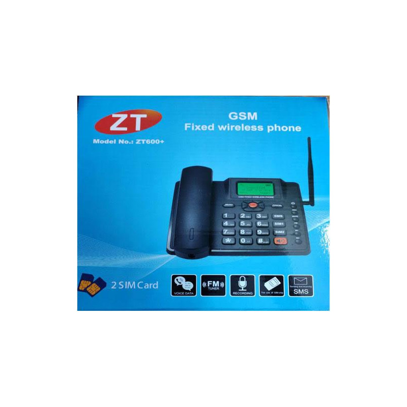 Picture of ZT-600  Plus Dual SIM GSM Fixed Wireless Phone