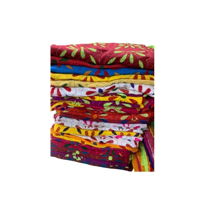 Picture of Hand Made Cotton Nakshi Kantha Size (7 x 8)