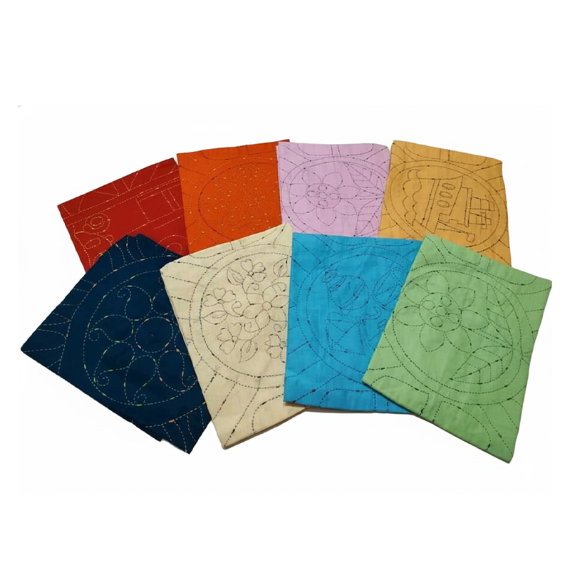 Picture of Handmade Cotton Nakshi Katha For Baby ( Large) - 10 pcs