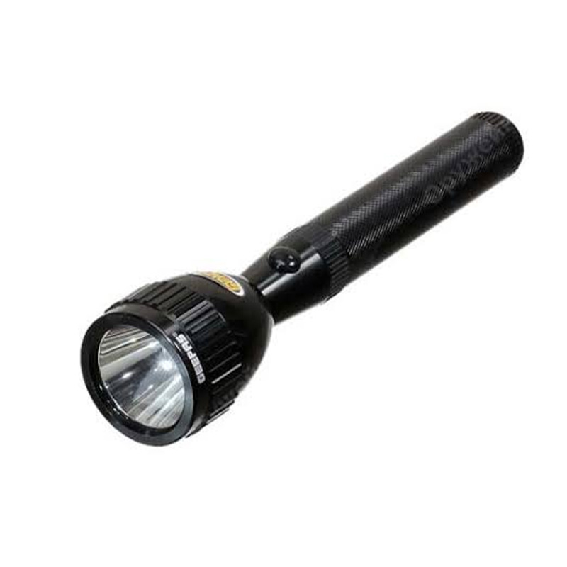 Picture of GEEPASS GFL-3854 Aluminium Rechargeable LED Flashlight - Black