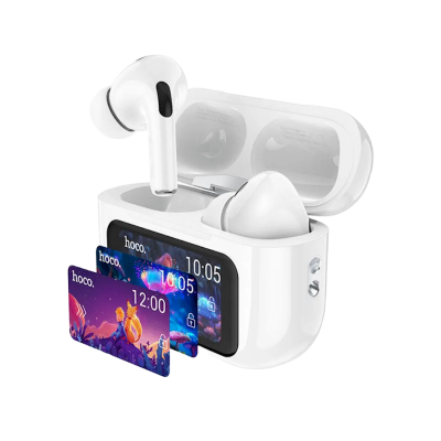 Picture of Hoco EW72 ANC True Wireless Earbuds | Bluetooth 5.4 | 360 mAh Charging Case with HD Touch Display | 13 mm Drivers | Transparency Mode | IPX5 Sweat Resistant | Voice Assistant Support