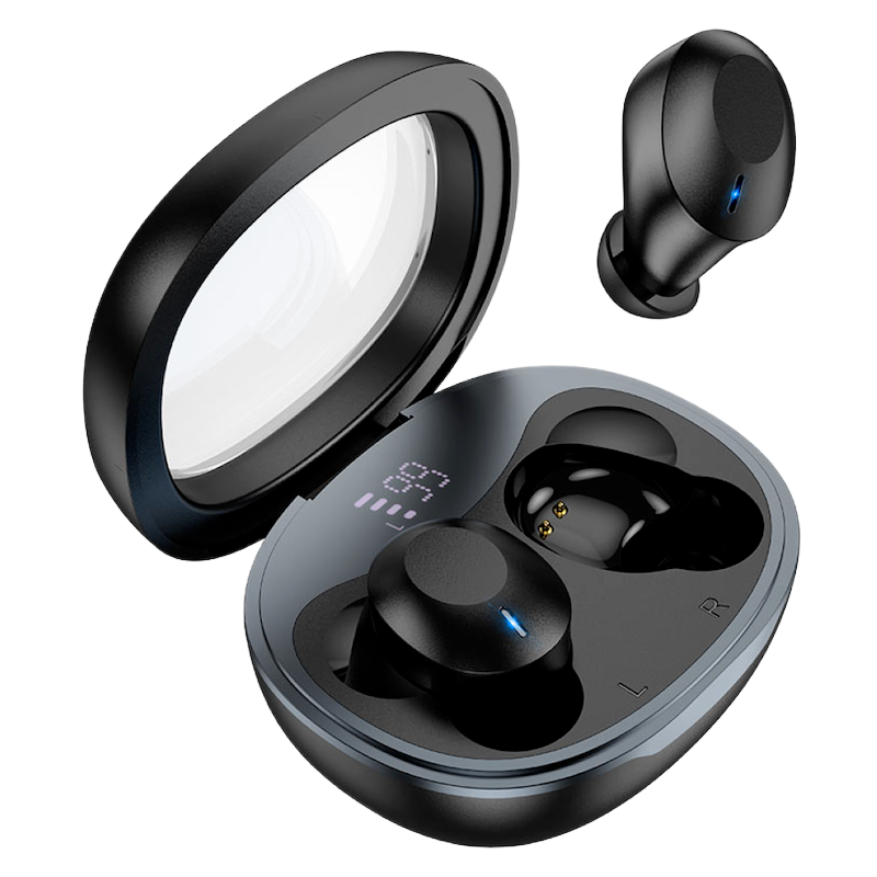 Picture of Hoco EQ3 True Wireless Earbuds | Bluetooth 5.3 (JL AC6983D2) | 13 mm Drivers | 15 H Playback | 300 mAh LED Display Case | IPX4 Sweatproof | Auto‑Pairing & Voice Assistant