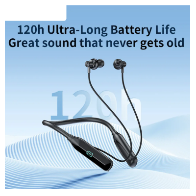 Picture of Tranyoo T‑M28 | Bluetooth 5.3 Neckband Earphones | JL7006 Chip | Up to 120 h Playback & 800 mAh Battery | Sports Neckband