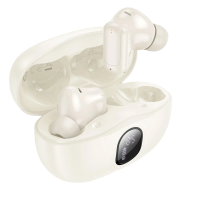 Picture of BOROFONE | FQ4 “Lighten” TWS Wireless Earbuds | Bluetooth 5.4 (JL AC7003) | ANC+ENC Noise Reduction | 7h Playtime (6h with ANC) | 400mAh Case, 30mAh Buds | Multipoint (2 Phones), Touch Control | For Android & iPhone