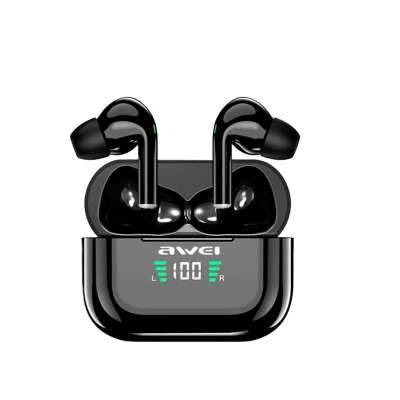 Picture of Awei | T29P TWS Wireless Earbuds | Bluetooth 5.3 | 6mm Driver | LED Digital Display Case | Low-Latency Game/Music Mode | IPX6 Water Resistant | USB-C | Up to 6h Play (≈25h with Case) | For Android & iPhone.