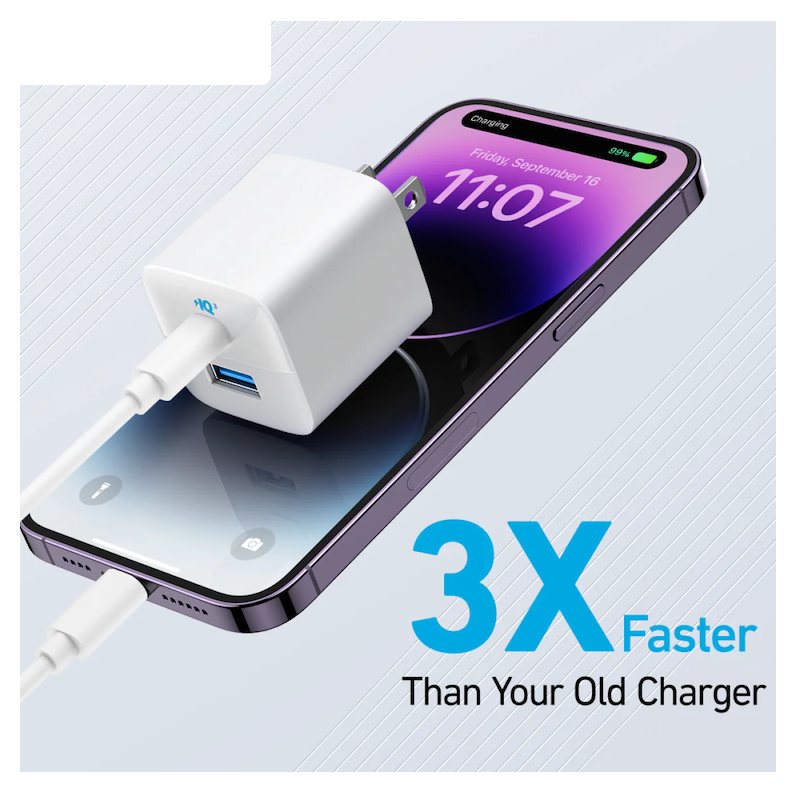 Picture of Anker | 323 Charger (33W) Dual-Port Wall Charger | USB-C PD 33W + USB-A | 20W+12W When Both Ports Used | PowerIQ 3.0, ActiveShield | Foldable Plug (US/UK) | For iPhone, Samsung, Xiaomi, Pixel