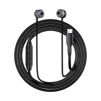 Picture of ACEFAST | L8 Type-C Wired Earphones with Mic | USB-C Digital Audio (No Pop-Ups) | 1.2m Cable, HD Mic & In-line Remote | Ergonomic In-Ear, Thick Silicone Cable | For Android USB-C Phones & Tablets.