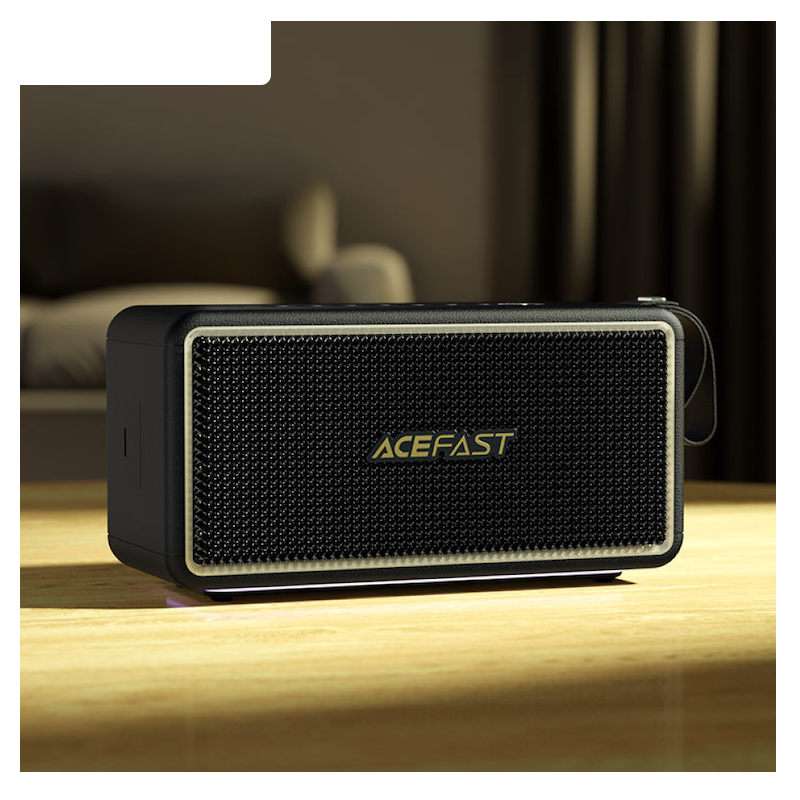 Picture of ACEFAST | K3 Ultra | 120W Peak Bluetooth 5.4 Portable Speaker | 3 Drivers (1×66W + 2×27W) + 2 Passive Radiators | IPX6 | 4500mAh ≈19H | TWS Stereo | DSP & RGB Lights | USB/TF/AUX | USB-C Charging | Outdoor Party Speaker