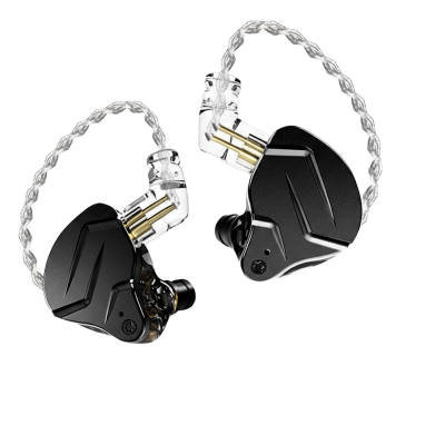 Picture of KZ | ZSN Pro X | Hybrid 1BA+1DD Wired In-Ear Monitor | Detachable 0.75mm 2-Pin Cable, 3.5mm Plug | 25Ω, 112dB, 7–40kHz | Zinc-Alloy Faceplate + Resin Shell | Hi-Fi Bass Earphones for Music & Gaming.