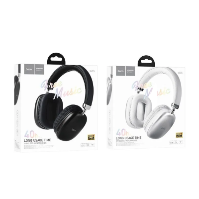Picture of Hoco | W35 Wireless Bluetooth Headphones | Bluetooth 5.3 | 40‑Hour Playback | Over‑Ear Hi‑Fi Sound | AUX & TF Card Support