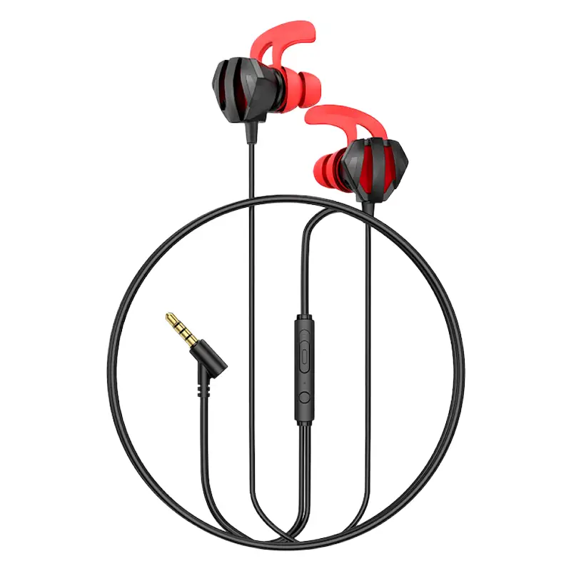 Picture of Hoco | M105 Gaming Earphones | 10 mm Driver | 3.5 mm AUX In‑Ear with Detachable Mic & Volume Control | Ergonomic Ear‑Hook Design