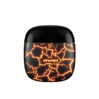 Picture of Awei | T28 Pro TWS Gaming Earbuds | Bluetooth 5.1 | 6h Music / 7h Talk | 35mAh Buds + 500mAh Case | RGB 7-Color, Low-Latency Game Mode, IPX6 | USB-C | For Android & iPhone