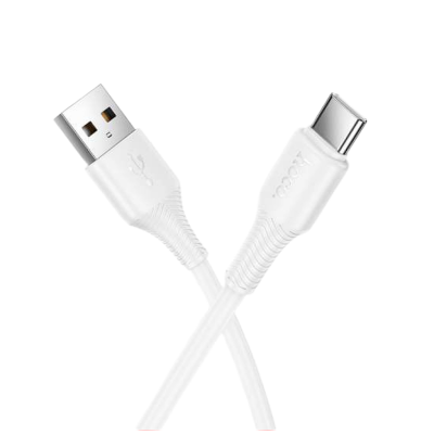 Picture of HOCO | X120 PVC Type-C Data Cable | USB-A to Type-C | 3A Fast Charging | 480 Mbps Data Sync | 1m Length, 25g | Reinforced Joints, OD 3.8 mm | For Android Phones, Tabs & Type-C Devices