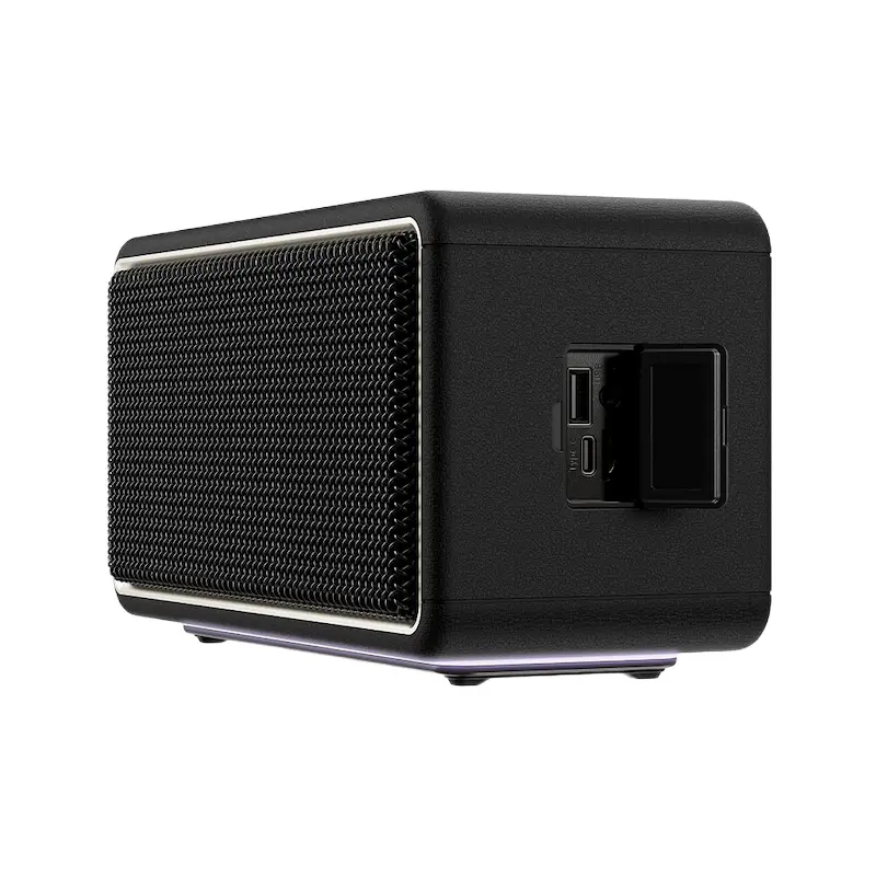 Picture of ACEFAST | K3 Ultra | 120W Peak Bluetooth 5.4 Portable Speaker | 3 Drivers (1×66W + 2×27W) + 2 Passive Radiators | IPX6 | 4500mAh ≈19H | TWS Stereo | DSP & RGB Lights | USB/TF/AUX | USB-C Charging | Outdoor Party Speaker