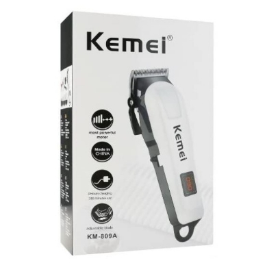 Picture of Kemei KM-809A Rechargeable Professional Electric Hair Clipper Electric Hair Trimmer , Razor Runtime: 120 min Trimmer (Multicolor)