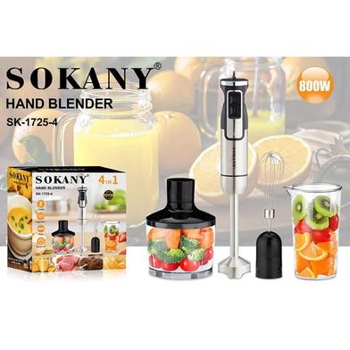 Picture of Sokany Hand Blender | Egg Beater | Grinder | Juicer |  SK-1725-4 500W