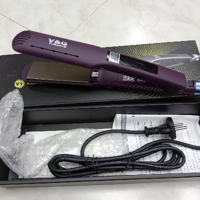 Picture of V&G Professional V1 Hair Straightener – Premium Titanium Flat Iron for Ultra-Smooth, Long-Lasting Styles Limited Curved Edition