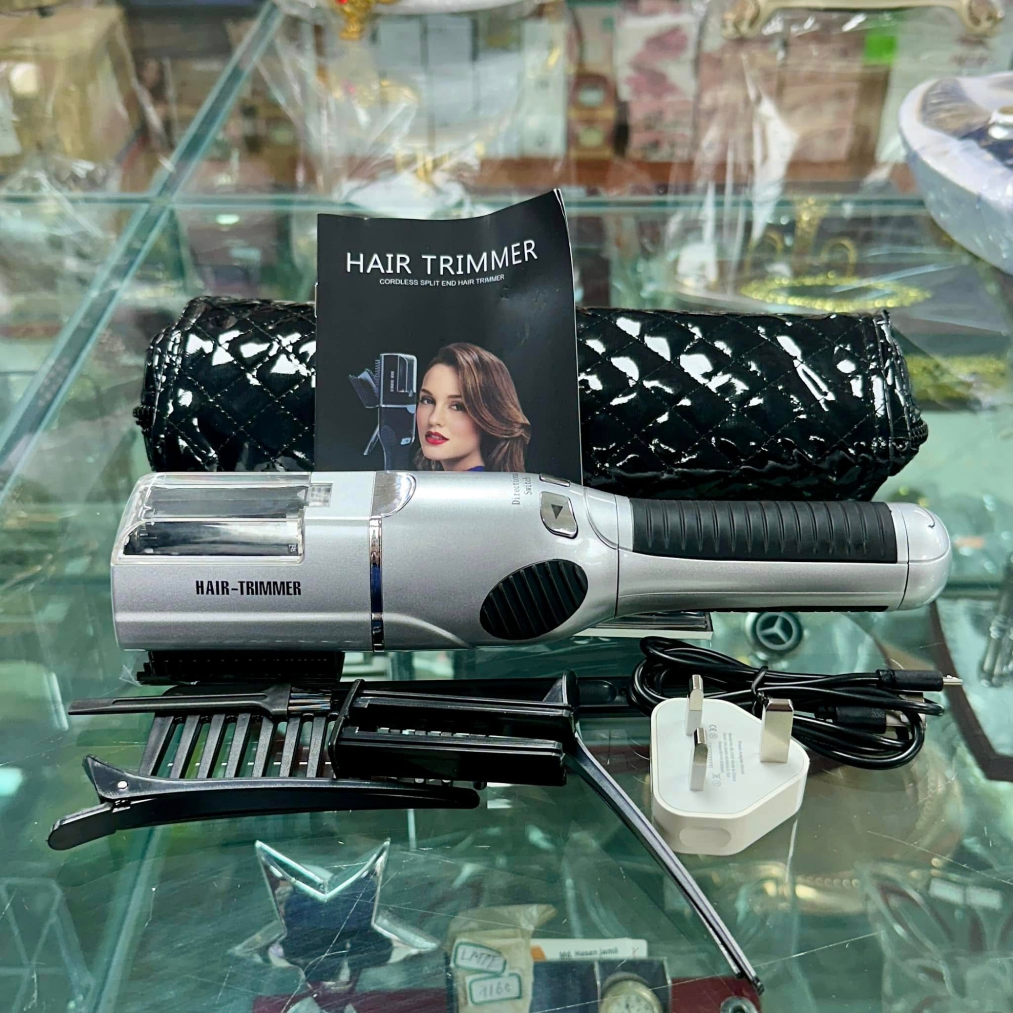 Picture of Split Ender Pro 2 Automatic Easy Repair Split End Remover Hair Fix Trimmer Clipper for Frizzy, Dry, Damaged and Brittle Split Ends for Men & Women Hair Styling Tool - Red