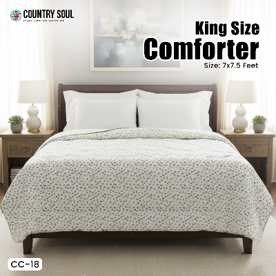 Picture of Country Soul Chinise Microfiber King Size Comforter 7 Feet By 7.5 Feet Super Soft