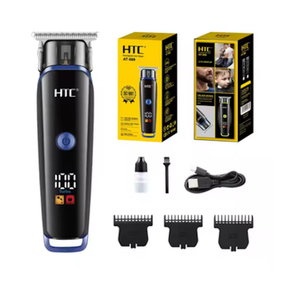 Picture of HTC AT-569 Rechargeable Hair Clipper Hair Trimmer Precision Trimming zero Cutting with Lithium Battery