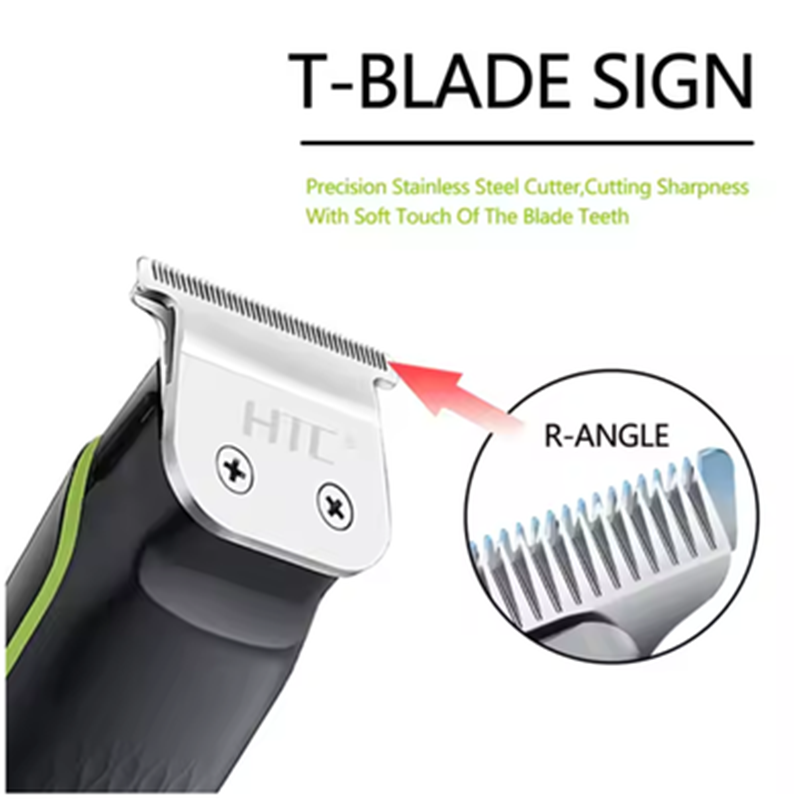 Picture of HTC AT-569 Rechargeable Hair Clipper Hair Trimmer Precision Trimming zero Cutting with Lithium Battery