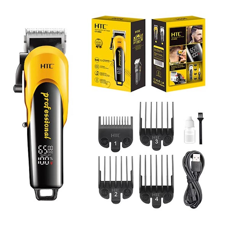 Picture of HTC CT-8082 Powerful Professional Hair Clipper Ceramic Blade Luxury Display Hair Cutting Machine