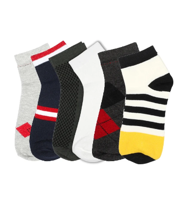 Picture of Premium Cotton Socks 6 Pcs Combo