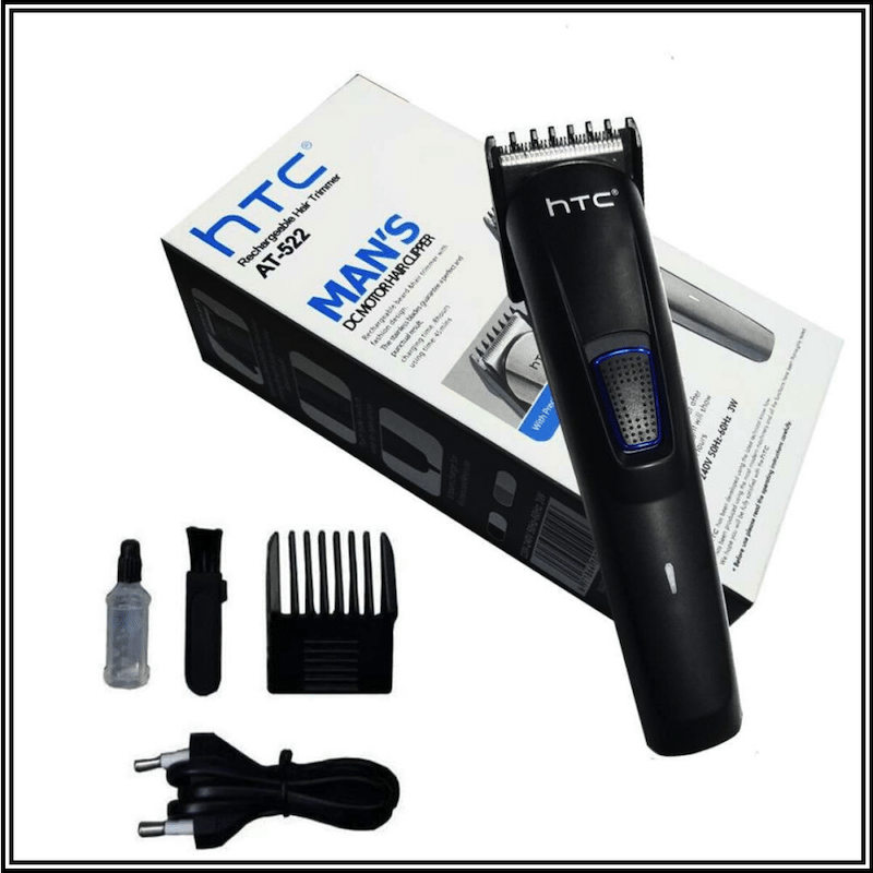 Picture of Htc At-522 Rechargeable Cordless Trimmer for Men  Black Trimmer  Trimmer For Men - Trimmer