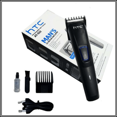 Picture of Htc At-522 Rechargeable Cordless Trimmer for Men  Black Trimmer  Trimmer For Men - Trimmer