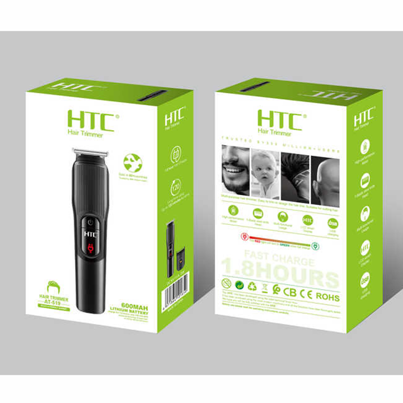 Picture of HTC AT-519 Lithium battery home use hair trimmer Indicator light powerful hair cutting machine