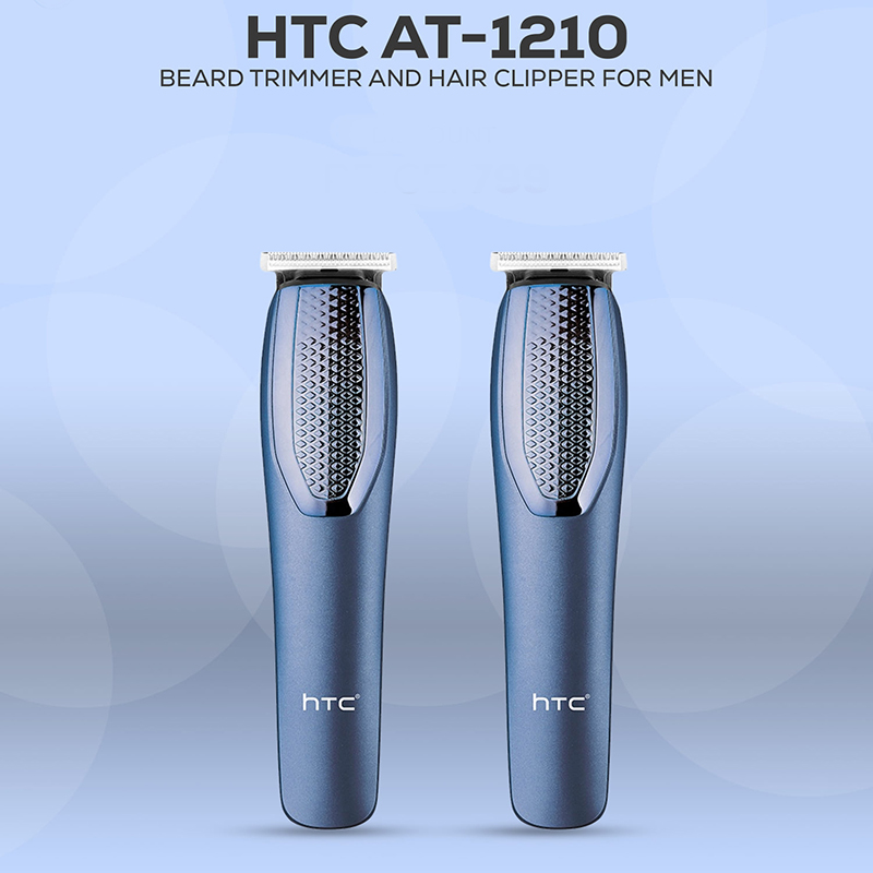 Picture of HTC AT-1210 Professional Hair Clipper Trimmer for Men Blue